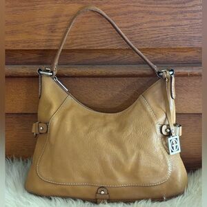 Giani Bernini Tan Leather Shoulder Bag